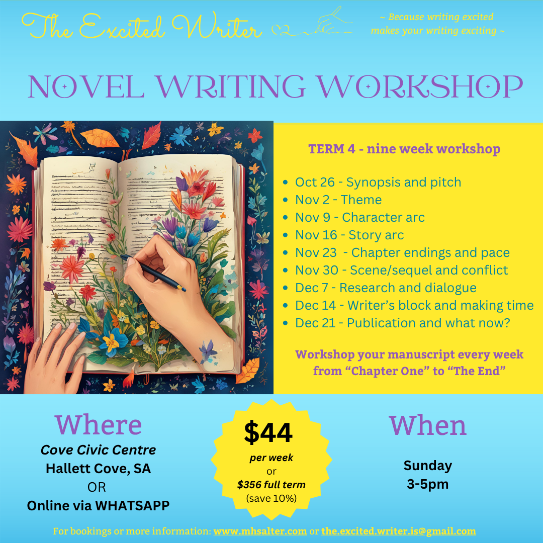 The Excited Writer - Term 4 Novel Writing Workshop