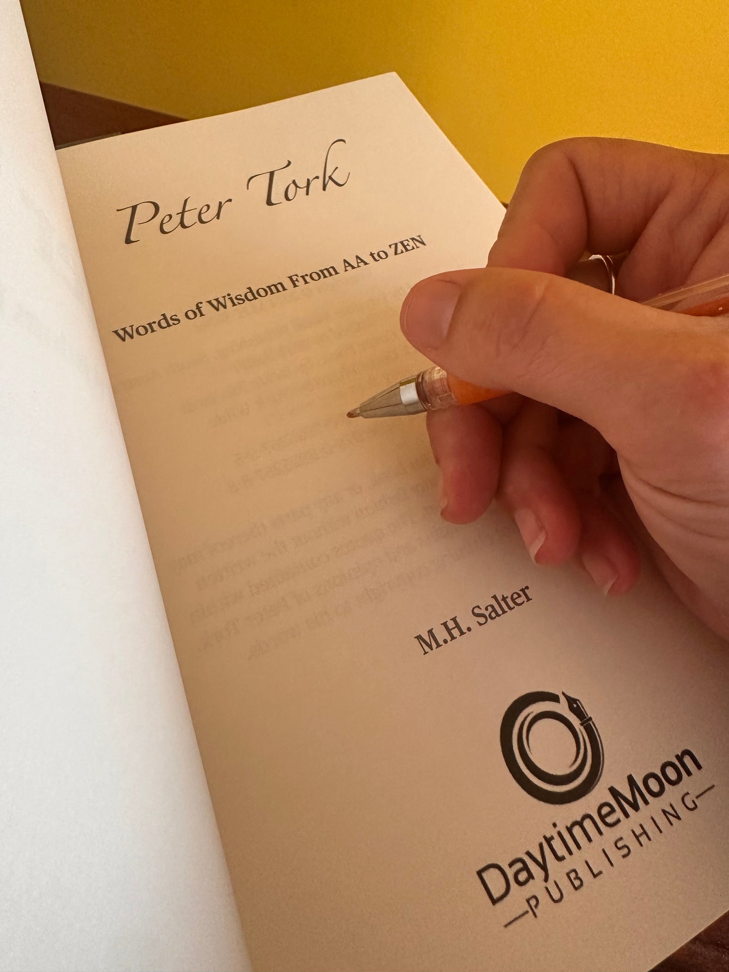 Peter Tork Words of Wisdom From AA to ZEN - PRINT BOOK