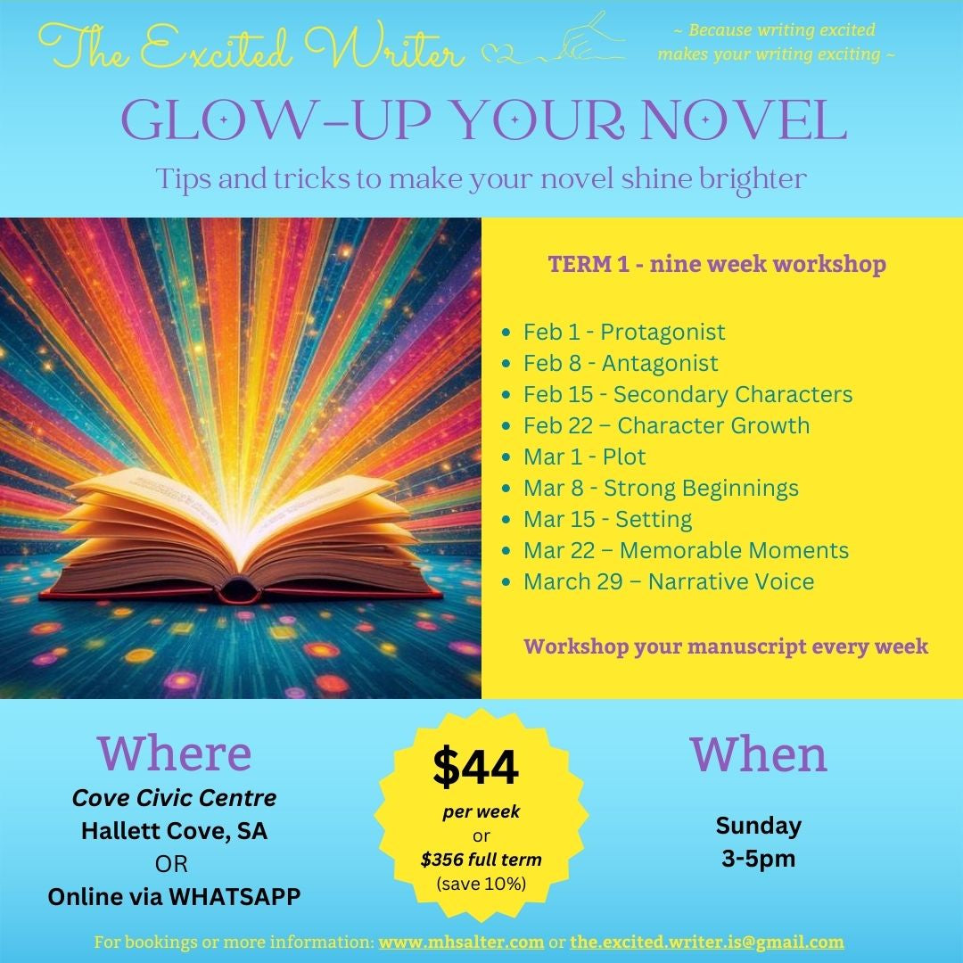 The Excited Writer - Term 1: Glow-Up Your Novel